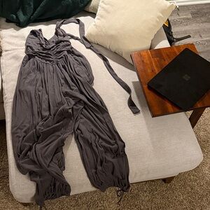 Elegant Gray Women's Jumpsuit